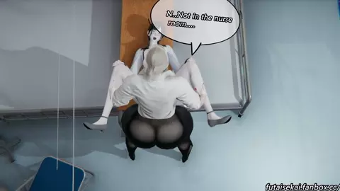 Futa Teacher fucks Rika in nursing room