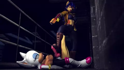 Carmelita and Rouge Clothed [ponkosfm]