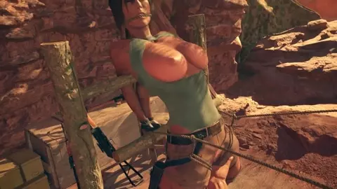 Lara Croft Bondage - FatCat17
