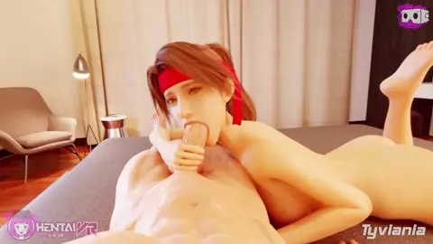 Jessie sucks on a white shaft