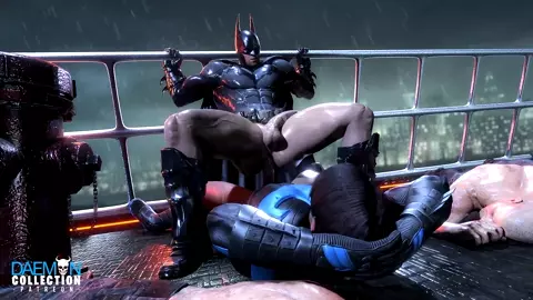 nightwing fucks batman