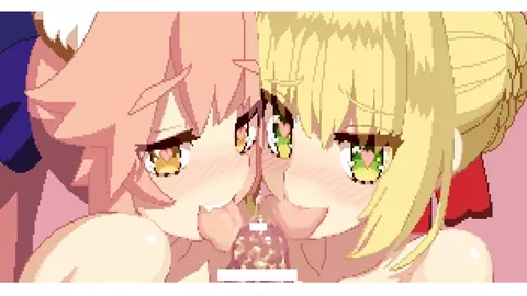 Nero and Tamamo [kunabishi]