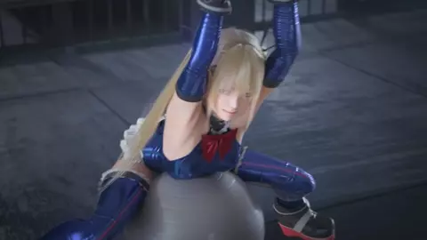 Marie Rose Bounce on yoga balls in prison