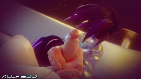 Akali Footjob POV