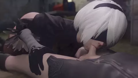 [Nier] 2B Blowjob (Cam1) [4K] [Bewyx]