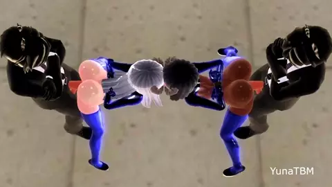 Double Dildo Doggy MMD