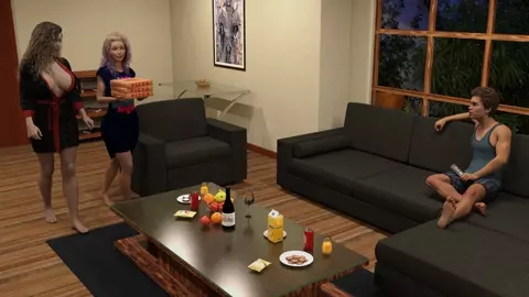 Movie night mom care