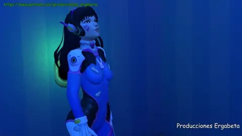 Dva's trapped in the gloryhole room