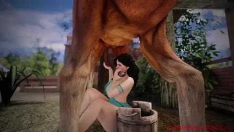 Yennefer Milks A Horse Cock [Shinewind]