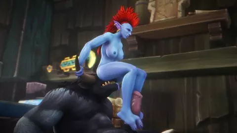 Zazi Big Tauren Cock Footjob [Noname55]