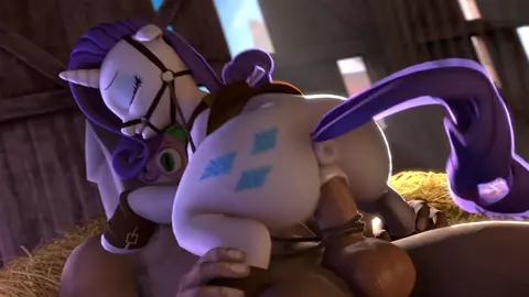 Rarity Rides A Massive Cock [Bleach][Froggnot]