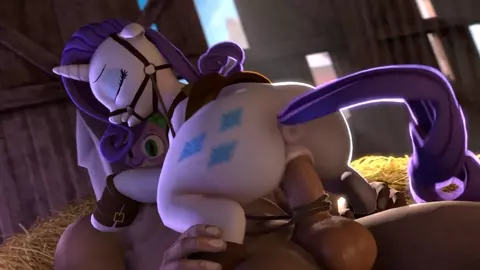 Rarity Rides A Massive Cock [Bleach][Froggnot]