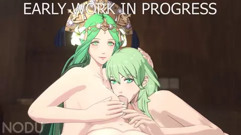 Rhea & Byleth blowjbo & paizuri (Fire Emblem)