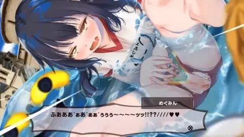 Megumin is humiliated by a slime in an embarrassing outfit in full view of the public