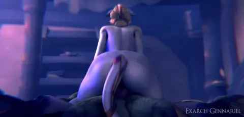 Draenei loves to ride (WoW)