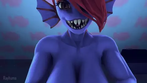 Rayhuma - Undyne the Anal Destroyer, voiced by SharpTouth (VA)