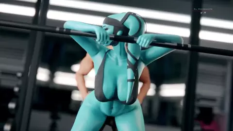 Aayla Secura fucked in the gym (Star Wars)