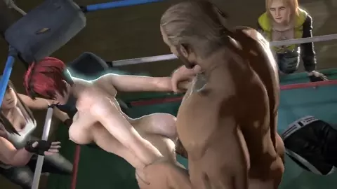 Mila rough fucked while Hitomi & Tina watching her (sound) (DoA)