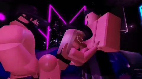 thick girl gets gangbanged by two guys in a club (roblox)