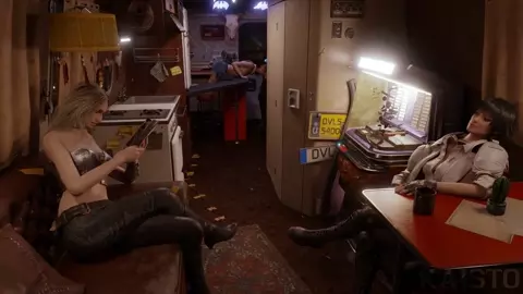 Nicoletta Goldstein sucking cock in front of her friends (Devil May Cry)