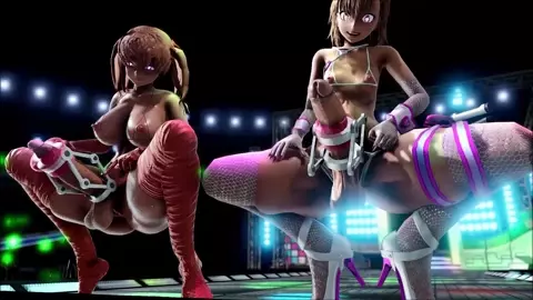 Nyakumi x Birdway MMD PMV futa freaks