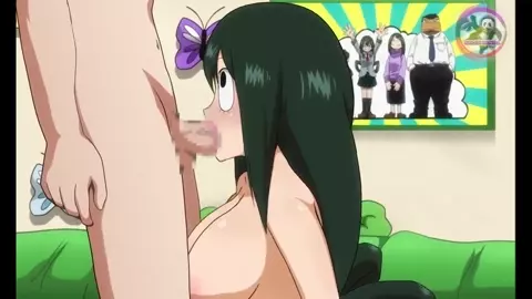 Tsuyu Asui Blowjob Skills [Space-panda]