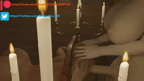 Futa Lady Dimitrescu BlowJob