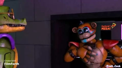 Glamrock Freddy x Montgomery Gator (fruit_cock)