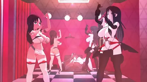 Shira, Fuka, Nozomi, And Otsu [Wink_MMD]