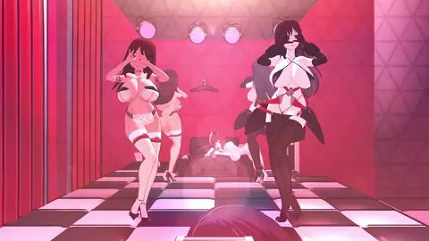 Shira, Fuka, Nozomi, And Otsu [Wink_MMD]
