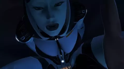 Edi riding big cock (Mass Effect)