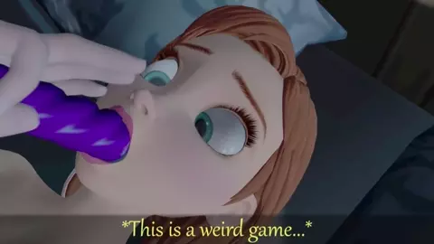 Elsa Rides Anna's Face [GopherBagel]