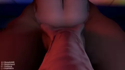 Freddy x Foxy - Under the Desk Blowjob