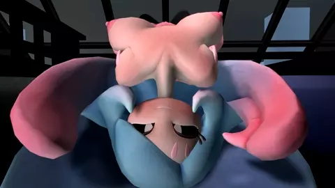 [v2] Hatterene upside down on the bed (Facefuck)