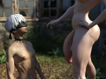 Huge 2B Erection [Salamandraninja]