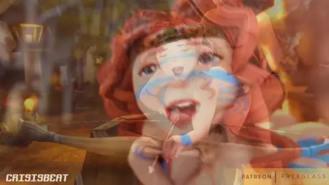 A cool audio edit for this redhead