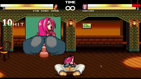 MUGEN - Sakura butt jiggle