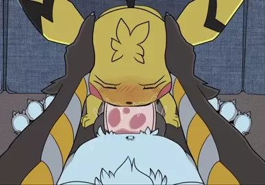 Luxray and Pikachu [talentlesshack]