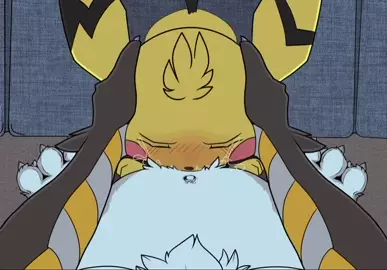 Luxray and Pikachu [talentlesshack]