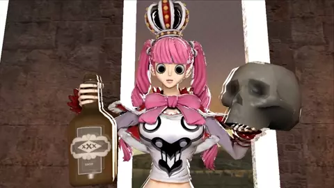 Perona rom and Skull Meme