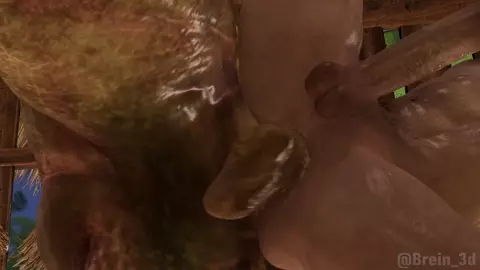 Kratos Fucked By An Orc [Brein]