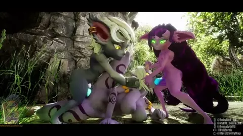 Tristana x Soraka x Lulu [Futa x Female x Futa]