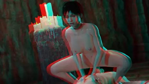 Rebecca Cowgirl Anal [Anaglyph] [VrAnimaTed]