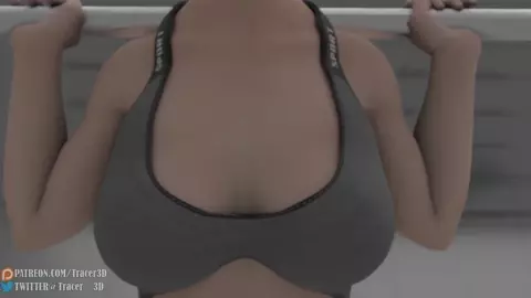 Tifa in the gym 4K 60 FPS