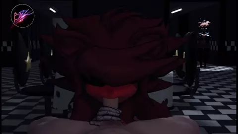 [Blender] Foxy Blowjob