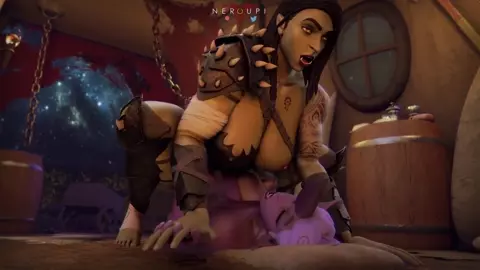 Abzug & Dahlia in the Breeding hut!