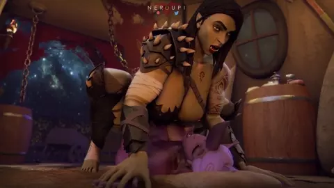 Abzug & Dahlia in the Breeding hut!