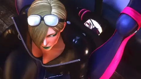 Kishi All Falke vs Juri and Sakura animations