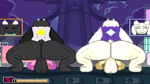 MUGEN - Hyper Futa Toriel Completely Breeds LopunnyF (Part 1)