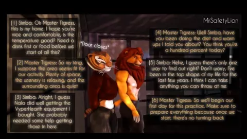 Simba x Master Tigress - MrSafetyLion